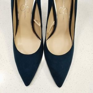 Jessica Simpson Navy Suede 7